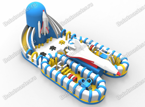 Надувной батут "Настоящий пилот"