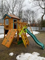 Детская деревянная площадка "Домик 2 Совёнок"