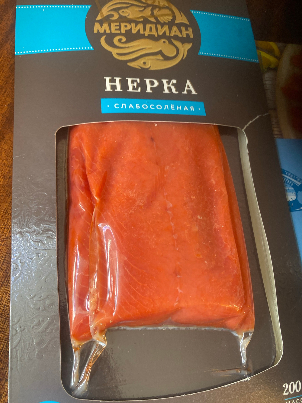 Нерка филе слабосоленая 200г
