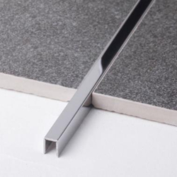 П - образный профиль из нержавеющей стали SUP20-10H глянец 2700 мм