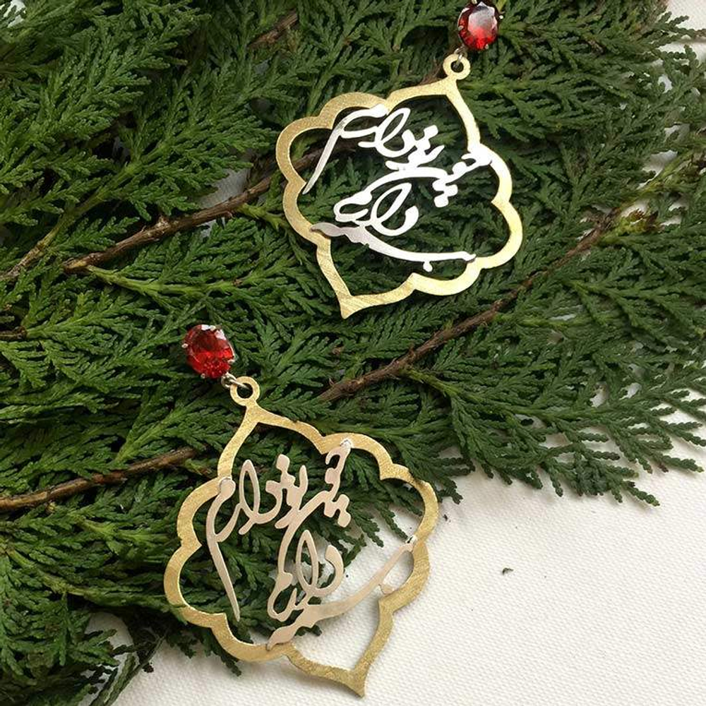 Серебряные серьги Arte Chon To Daram Cpehmeh Daram 20220572 Иран