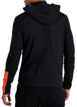 Мужская теннисная кофта Le Coq Sportif Training SP Full Zip Hoody N°2 M - черный