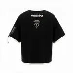 Футболка Heartz «Rays» Layered Kimono Black