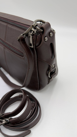 Сумка женская натуральная кожа арт. 642-2 цвет "шоколадный"