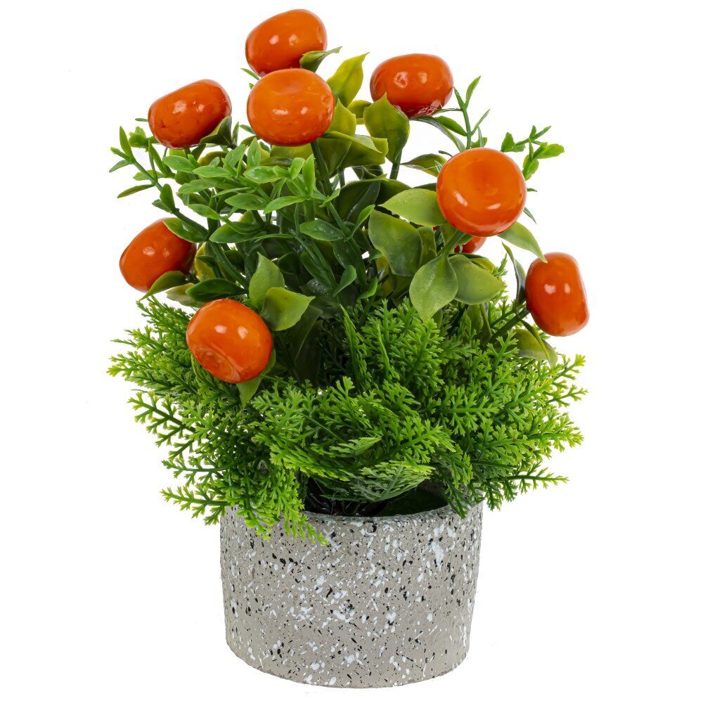 GAEM Дерево искусственное "Мандарин", L14 W14 H21 см