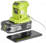 Зарядное устройство RYOBI R18USB-0 USB зеленый
