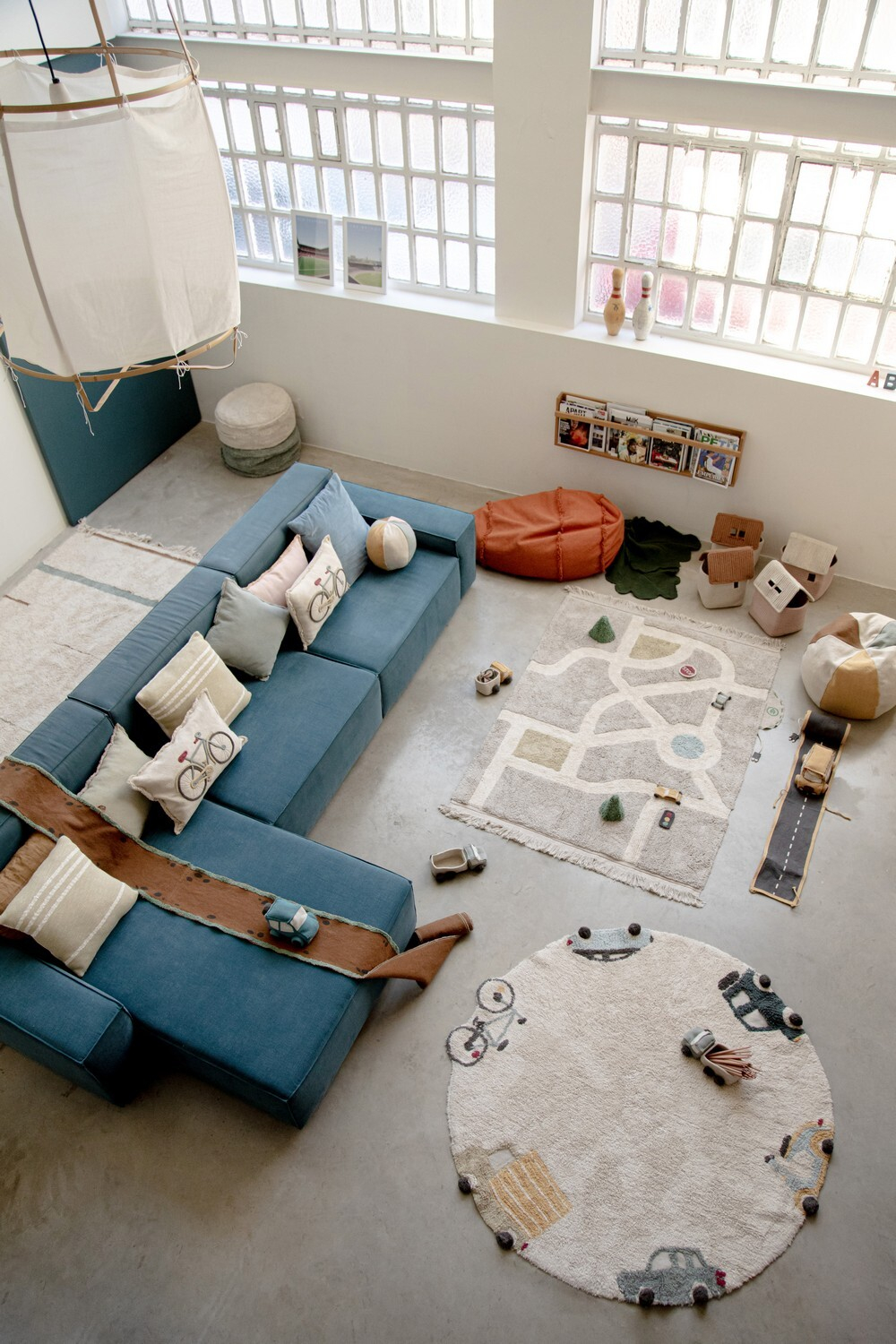 Корзина Lorena Canals Basket House Vintage Nude (22x22x34 см)