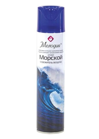 Освежитель воздуха МЕЛОДИЯ "МОРСКОЙ" 300 мл. (12 шт.)