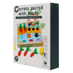 Развивающая игрушка деревянная Рыбалка река, огород + сортер с шариками, коробка C-41683