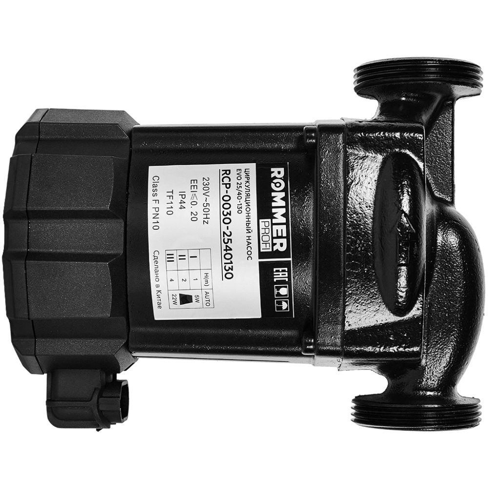 Насос циркуляционный ROMMER EVO 25/40-180