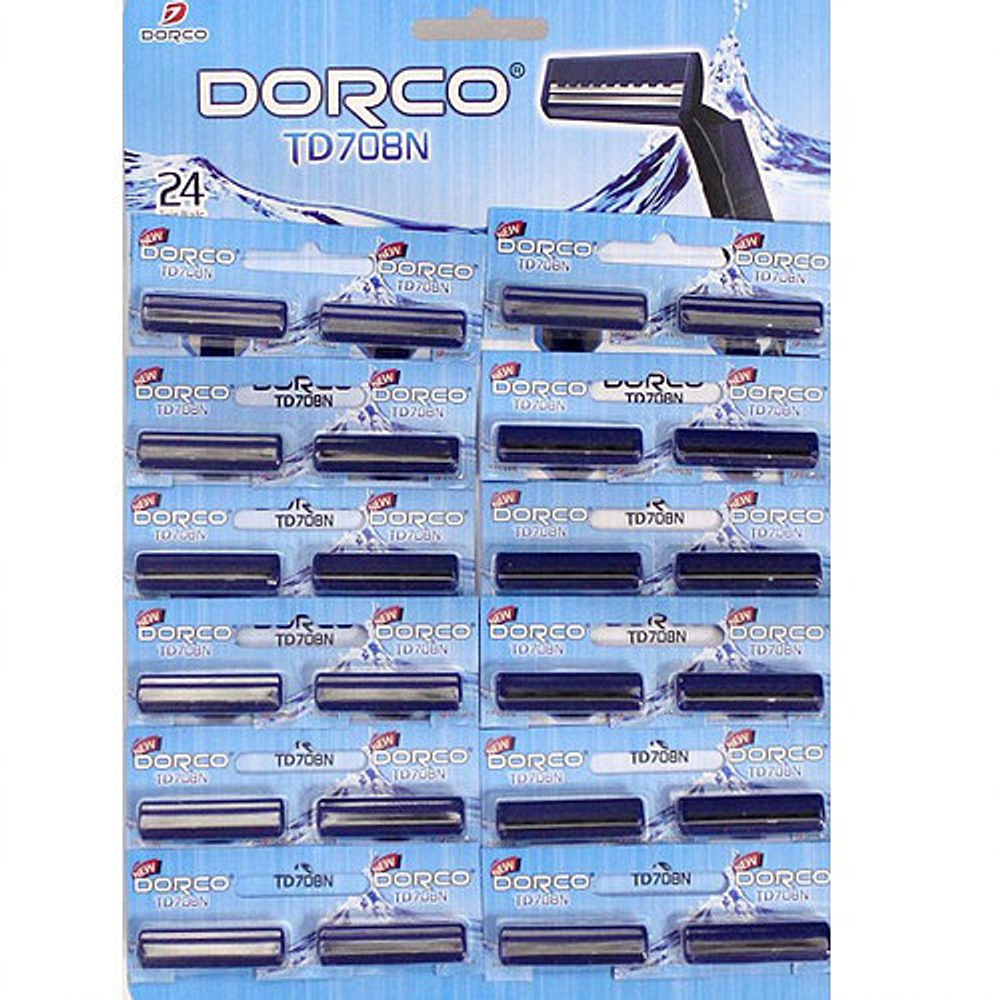 Dorco Одноразовый станок для бритья c двумя лезвиями/24 шт. на карте