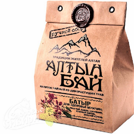 Иван-чай Батыр для здоровья мужчин, АлтынБай 100 г