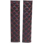 Накладка на ремень безопасности HJ-F002, 2 шт., черный-красный