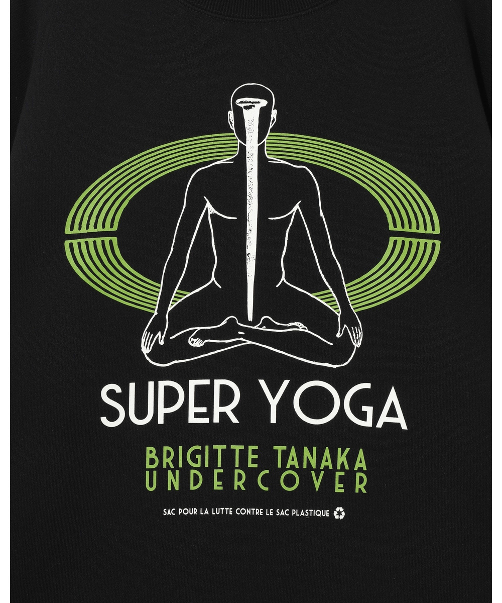 UNDERCOVER x BRIGITTE TANAKA СВИТШОТ ЧЕРНЫЙ SUPER YOGA