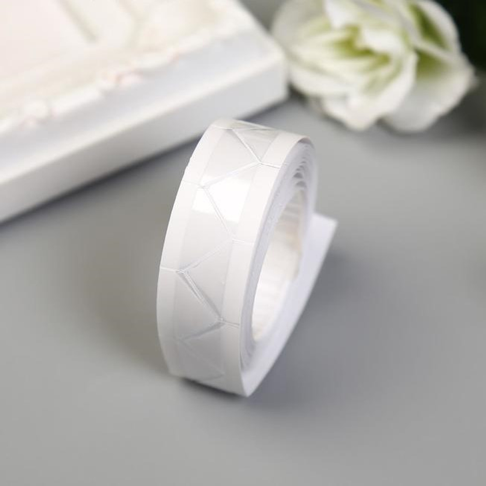 Набор уголков с кармашком для фото 250 уголков "Прозрачные" 2мх1,6 см в коробке