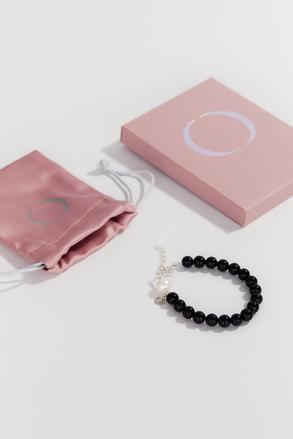 Браслет PROTECTION из черного агата