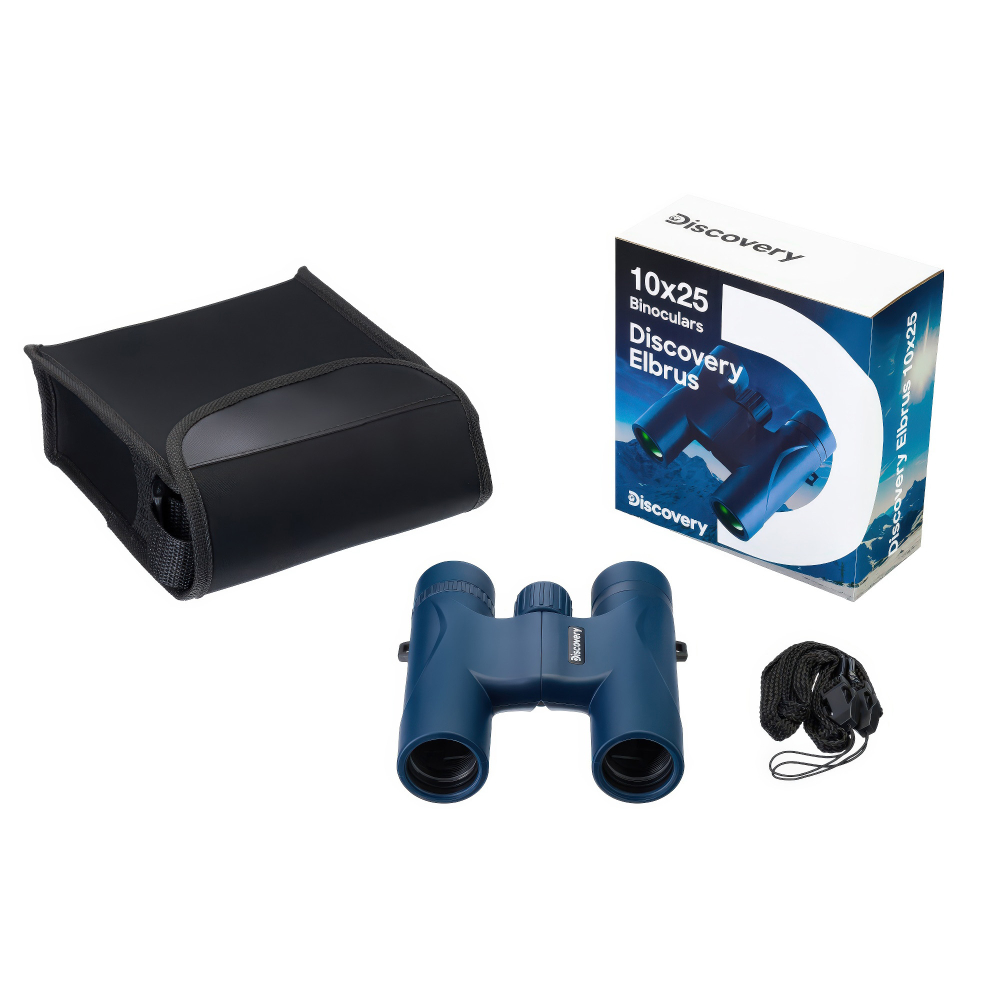 Бинокль Discovery Elbrus 10x25 - Комплект поставки