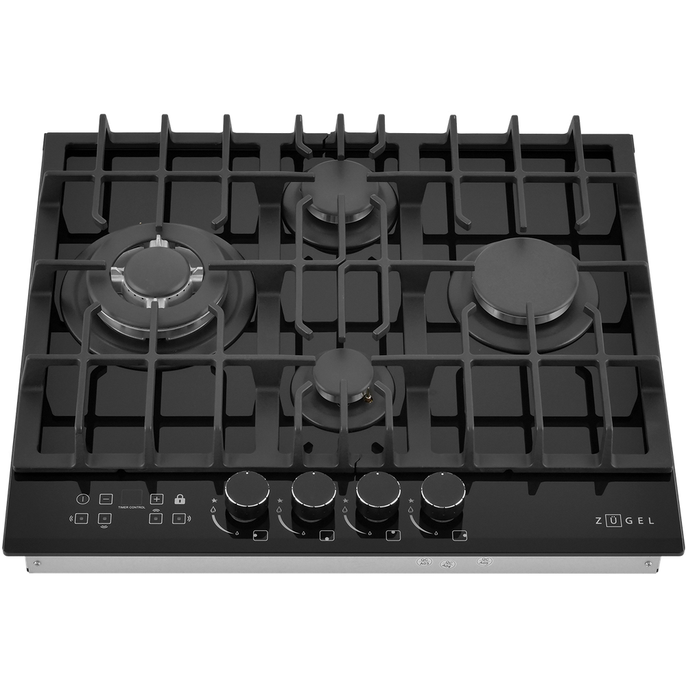 Встраиваемая газовая варочная панель ZUGEL ZGH600X