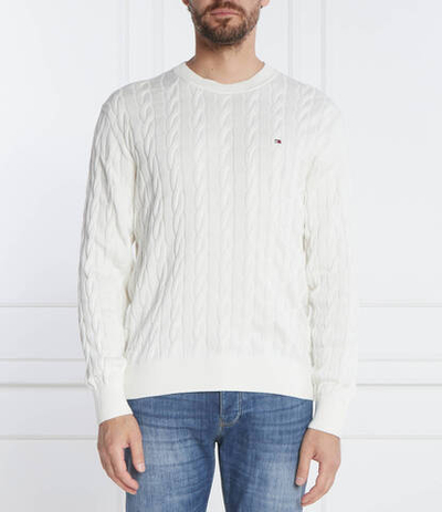 Свитер CLASSIC CABLE Tommy Hilfiger - белый(MW0MW33132)
