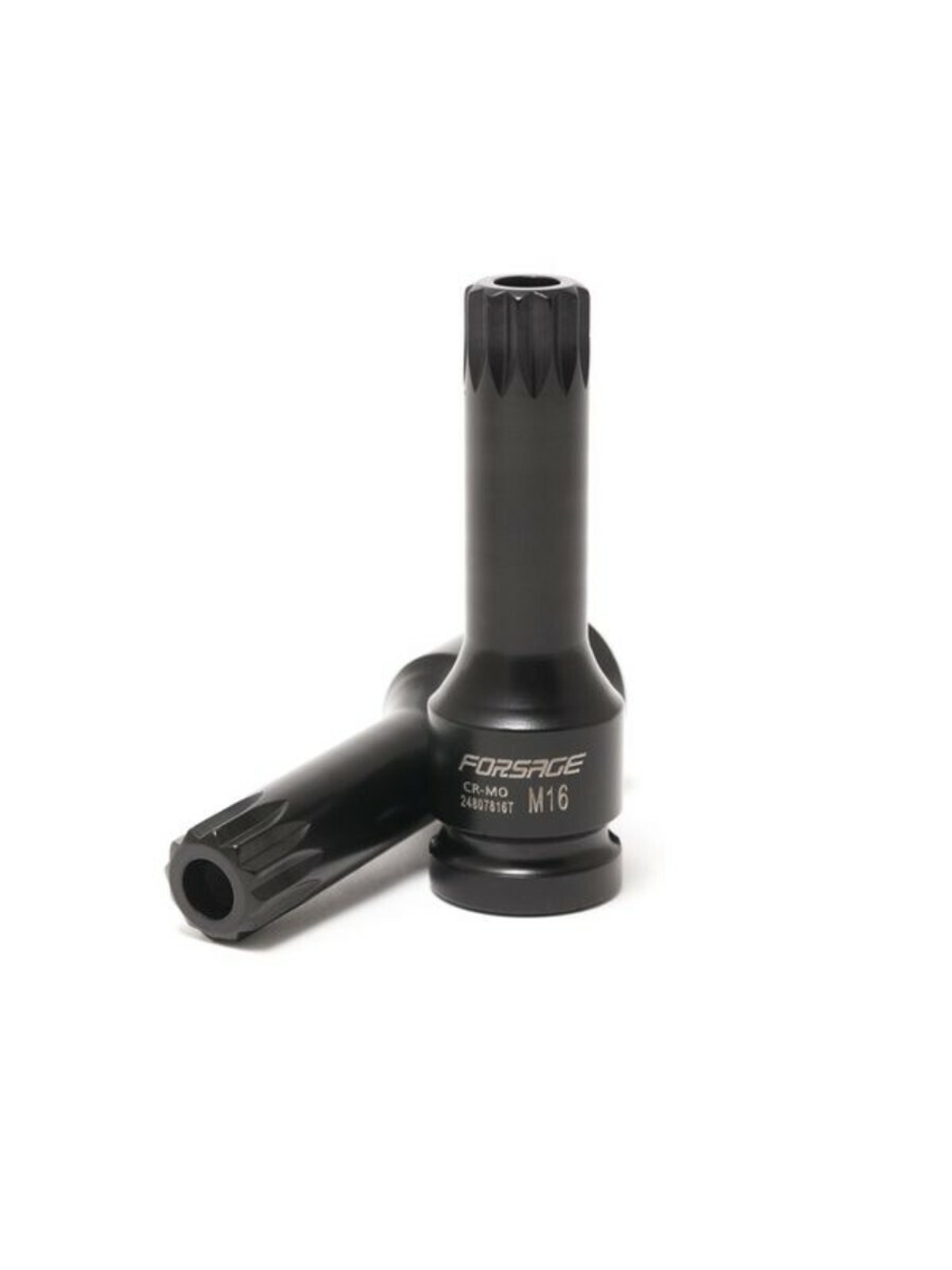Головка-бита SPLINE глубокая ударная1/2'', M5 с отверстием Forsage F-24807805T
