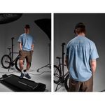 Футболка Nothomme Blue Water-Display T-Shirt "Gray Blue"