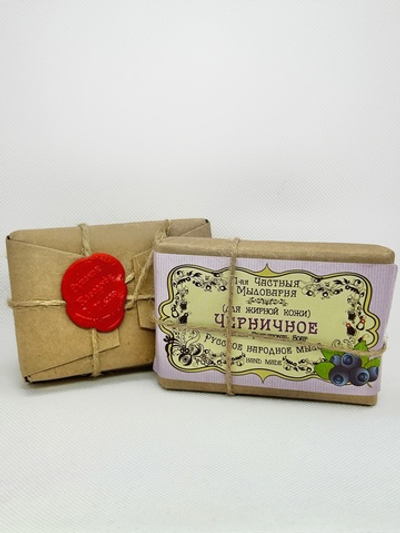 Мыло черничное (для жирной кожи)