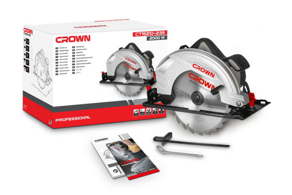 Дисковая пила CROWN CT15210-235
