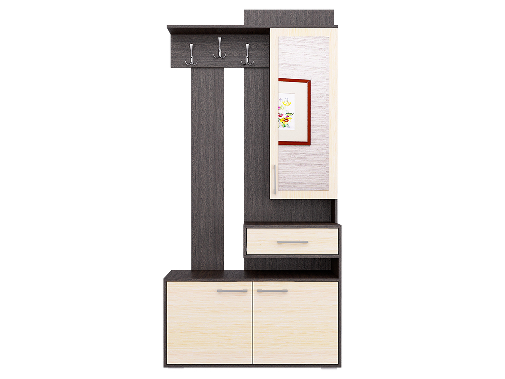 Прихожая ПР11 венге/молоко