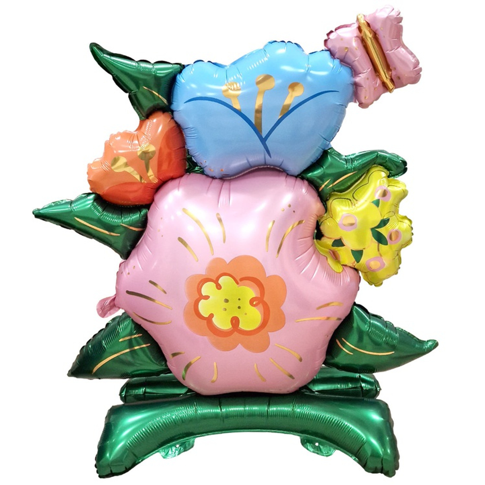 Шар Фольгированный Букет цветов (Ассорти)