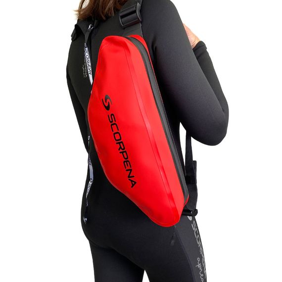 Поясная водозащитная сумка Scorpena 3 л красная
