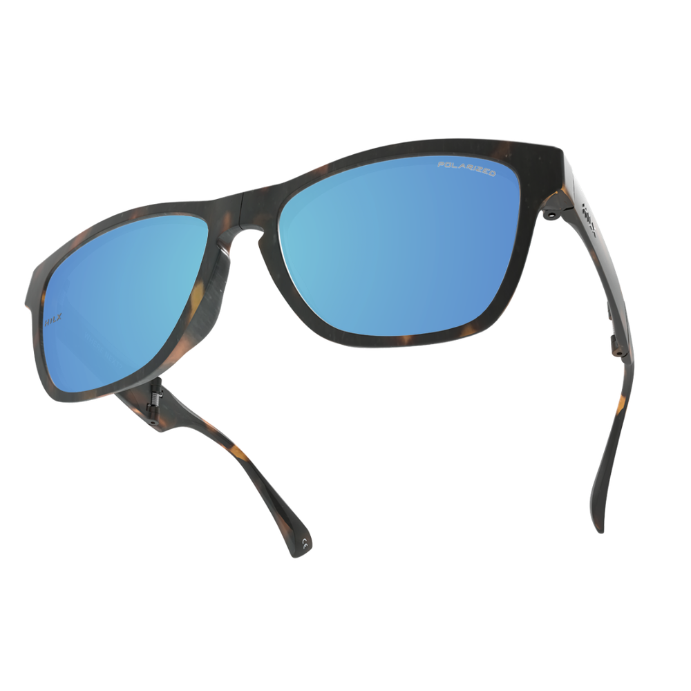 Спортивные очки HILX Unfold Matt Tortoise / Blue Polarized Lens