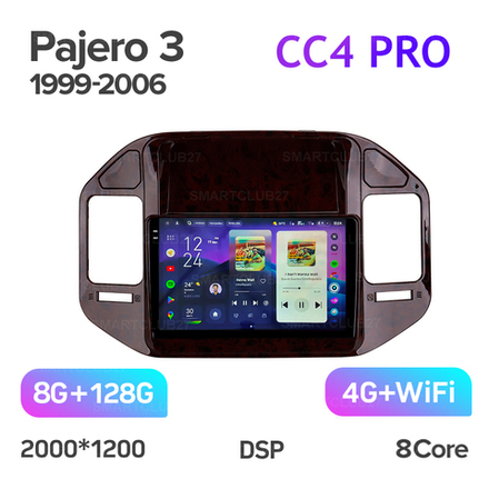 Teyes CC4 Pro 9" для Mitsubishi Pajero III 1999-2006