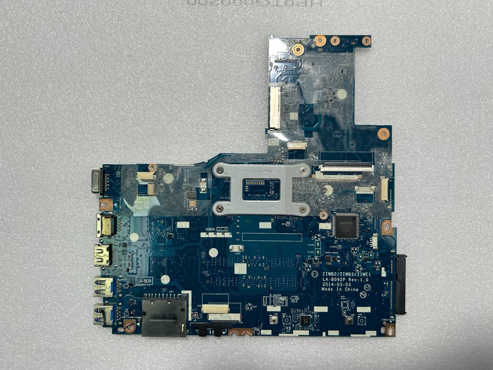 Материнская плата для ноутбука Lenovo B50-70 LA-B09 UMA W8S Intel core i3-4005 NFP NDOC 1000 (5B20G40924), оригинал