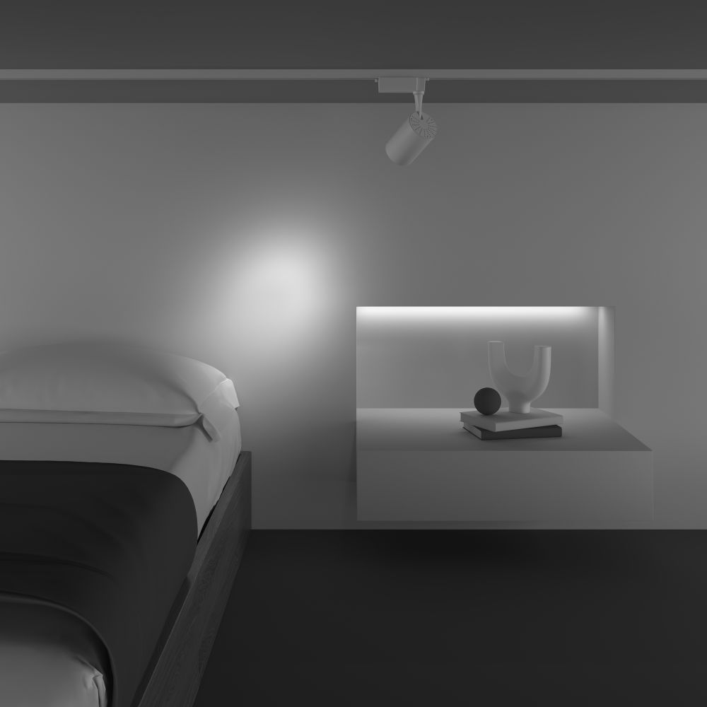 Трековый однофазный светодиодный светильник Maytoni Unity   TR003-1-10W4K-S-W