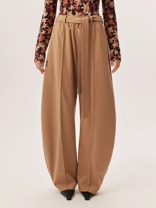 Брюки MAGIC FLOWERS песочного цвета