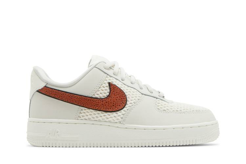 Кроссовки Nike Air Force 1 Low With Basketball Swooshes (Женская размерная сетка)