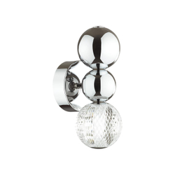 5007/4WL L-VISION ODL23 573 хром/прозрачный/металл/акрил Бра LED 4W 4000K 230Лм CRYSTAL