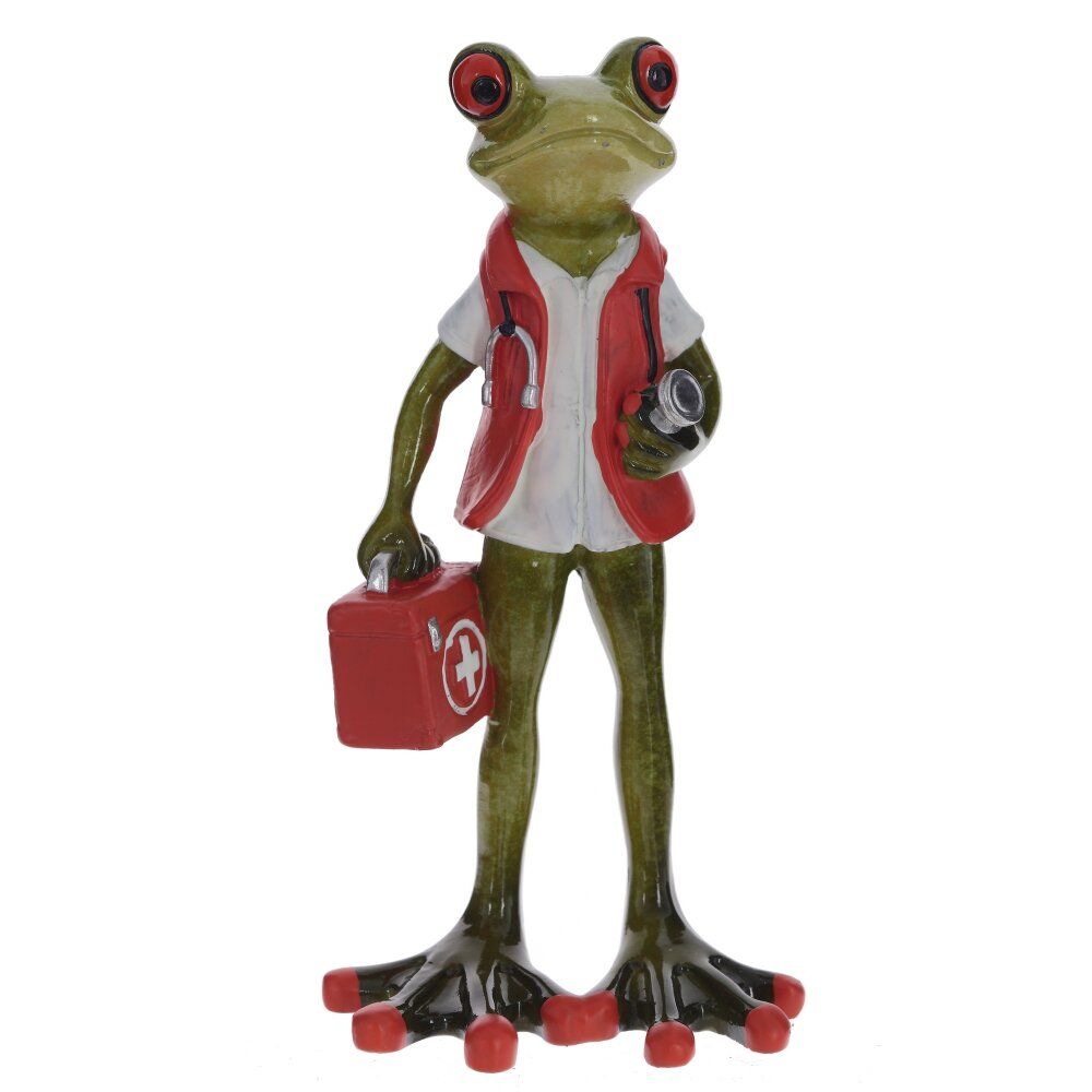 GAEM Фигурка декоративная "Лягушка", L8 W6 H16 см