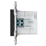 SKANDY Розетка USB A+C 18Вт SK-R13T титан IEK