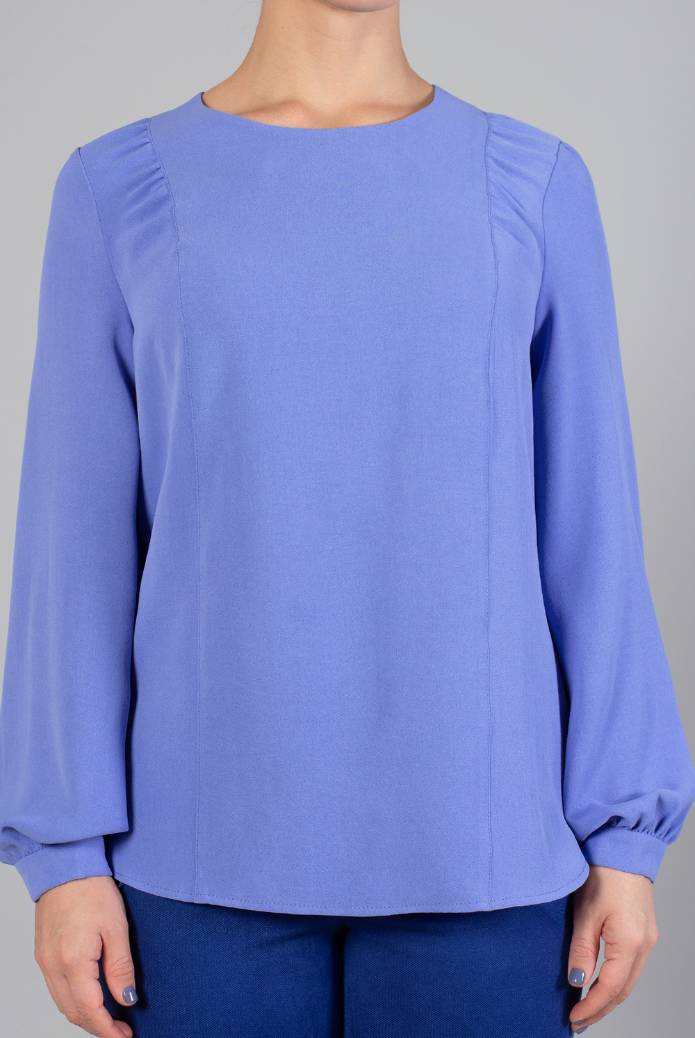 Блузка женская 4075АП, сиреневый #28Сир094075АП