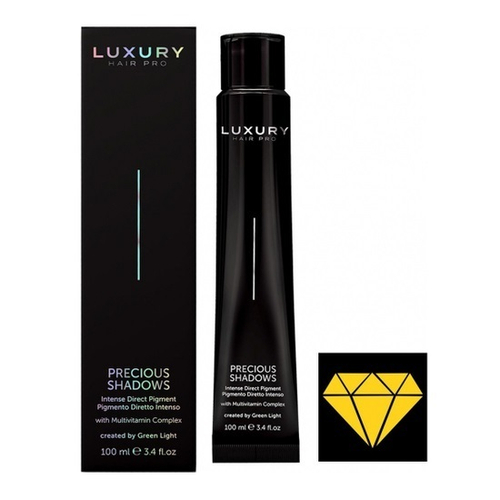 Интенсивный прямой пигмент для волос Оттенок Янтарь Green Light Luxury Hair Pro Precious Shadows Intense Direct Pigments 100мл