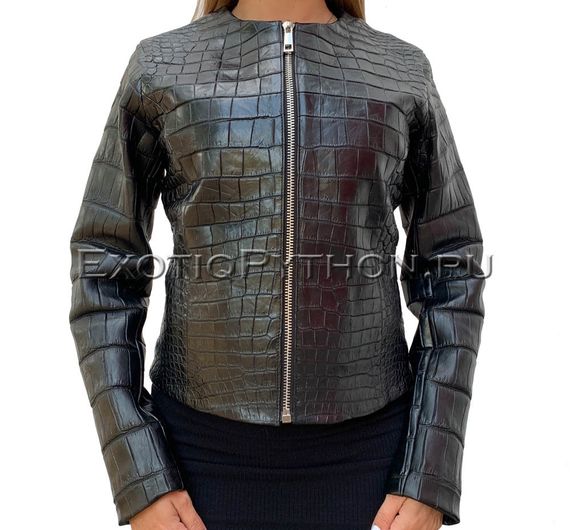Куртка из кожи крокодила JT-38