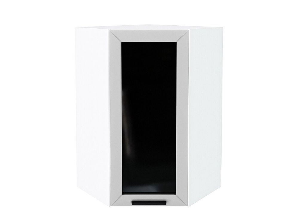 Шкаф верхний угловой остекленный Глетчер