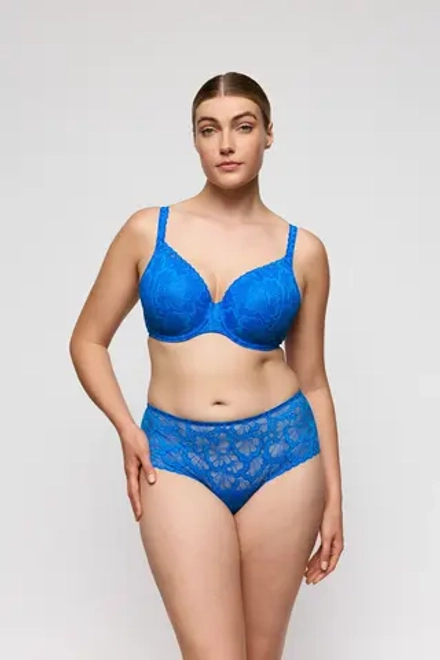 PRIMADONNA Бюстгальтер с поролоновой вставкой, вырез в форме сердца, синий