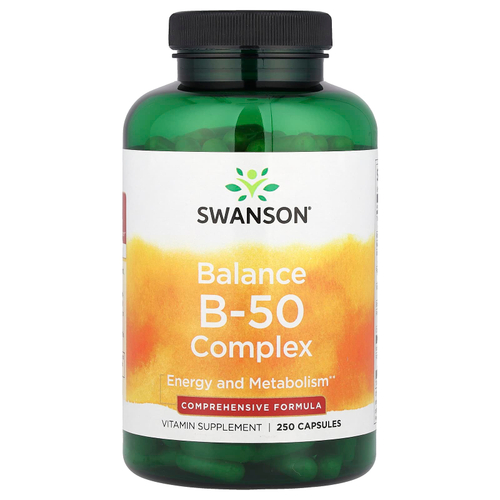 Swanson Vitamins, Balance B-50 Complex, 250 капсул