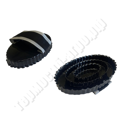 Скребница металлическая овальная