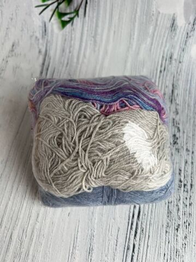 Пряжа носочная Аркобалено радужный микс 92г