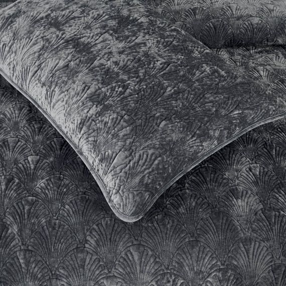 Розалин (серый) Покрывало 240х260