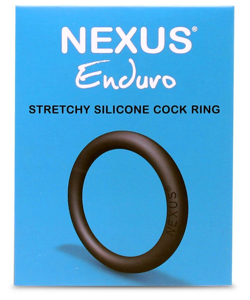 Эрекционное кольцо на пенис ENDURO SILICONE RING (Цвет: черный)