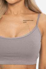 Кроп-топ Шелк вискозы (латте) Б14506-52М LT Collection